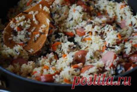 Рис с колбасками - Cooking Palette » Cooking Palette