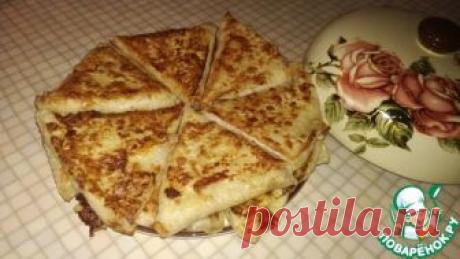 Треугольники из лаваша с начинкой. Вкусный, быстрый, сытный, горячий завтрак или перекус для всей семьи!