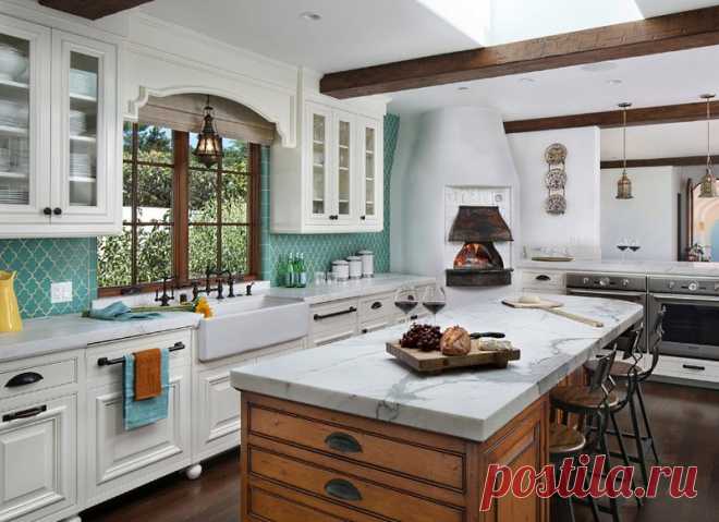 Кухня в средиземноморском стиле: дизайн интерьера