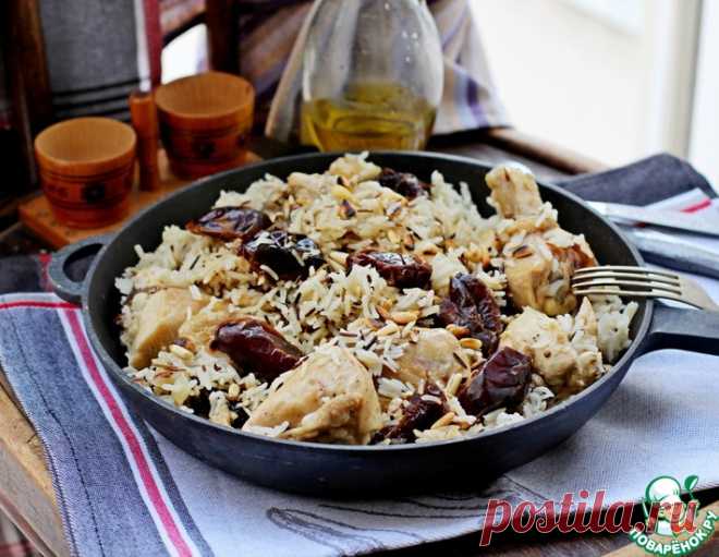 Плов с курицей и финиками – кулинарный рецепт