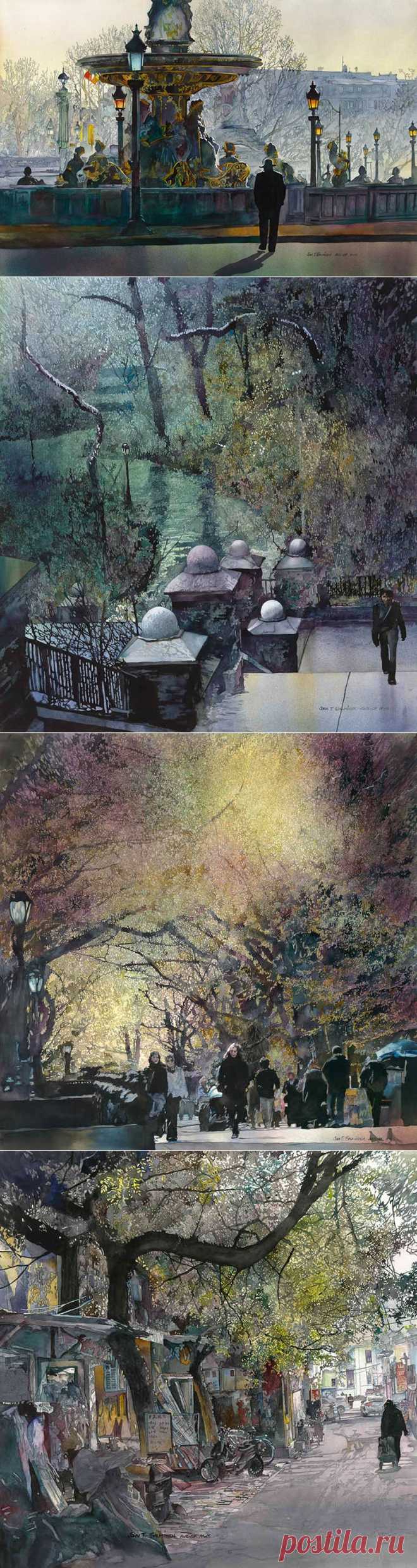 Потрясающие урбанистические пейзажи John Salminen