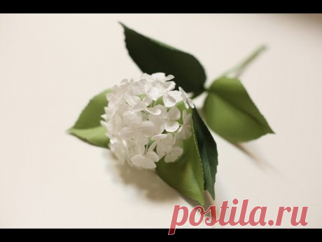 Crepe paper flowers Hydrangea Easy & Simple FULL tutorial FREE !