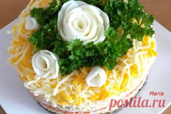 Обалденный салат «Шаланда» — вкусно и оригинально! | Краше Всех