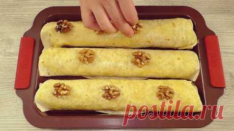 Рулет из лаваша со сладкой начинкой | Красилова Наталья / Food Пульс Mail.ru