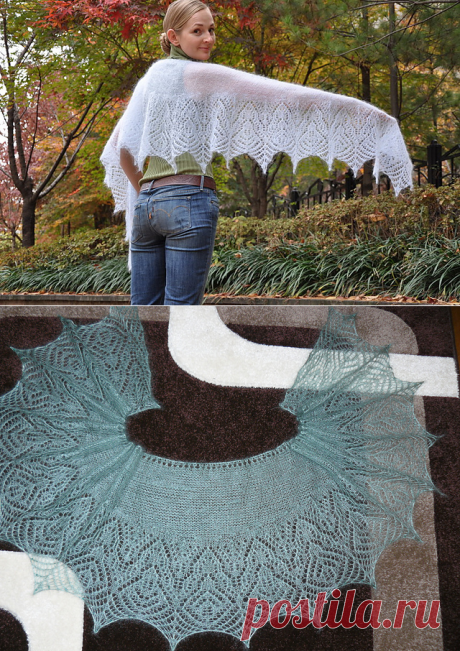 Dear Lidia Shawl by Yulia Vysochina