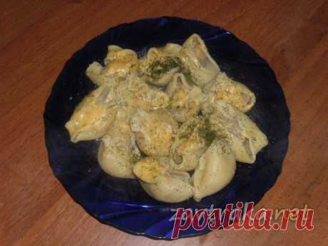 Фаршированные макаронные рожки. Пошаговый рецепт с фото.