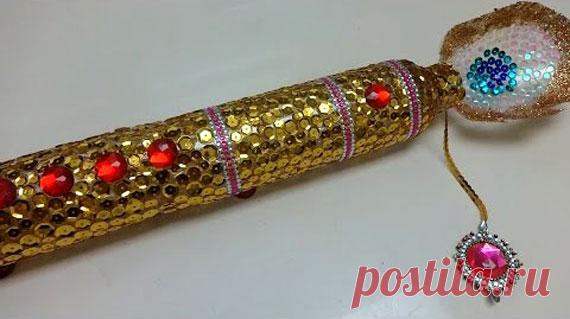 Сказочная флейта из пластиковых бутылок. Мастер-класс