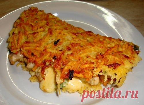 Курочка в ажуре из кортофеля ...  своих родных, приготовив такую курочку 