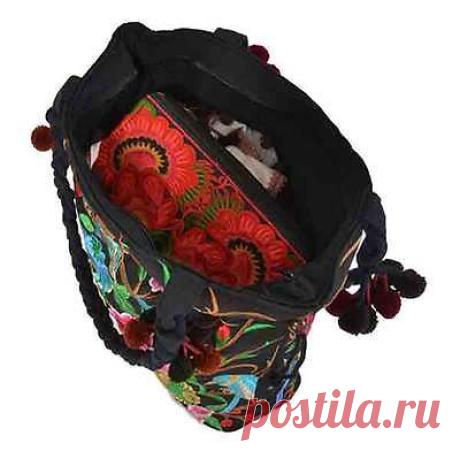 Shoulder Tote Handbag Retro Boho Hill Tribe Bohemia Ethnic Bag Embroidered Hmong | eBay