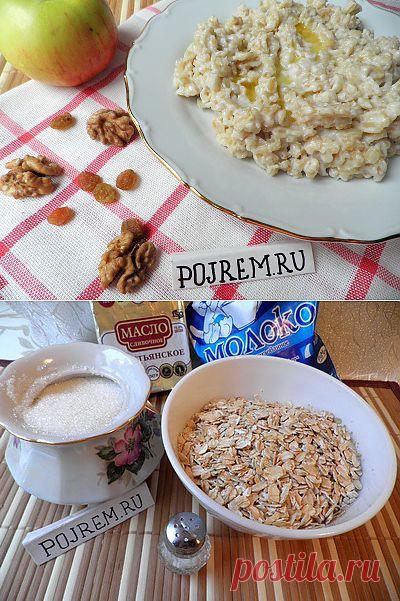 Овсяная каша - рецепт с фото