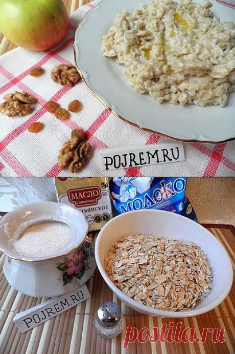 Овсяная каша - рецепт с фото