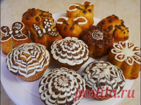 КЕКСЫ рецепт КЕКС на СГУЩЕНКЕ с ПЕРСИКАМИ Кексы с начинкой cupcakes Выпечка рецепты кексы рецепты