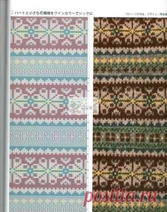 Жаккардовые узоры Fair Isle Knitting