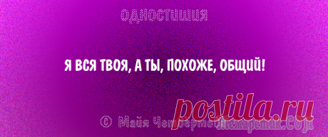 Одностишия