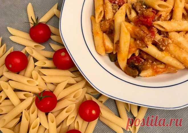 Паста с баклажанами Автор рецепта Anastasia Ferrari - Cookpad