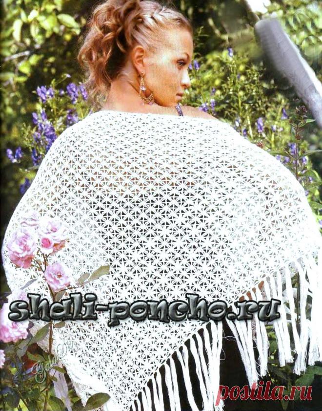 Белая шаль