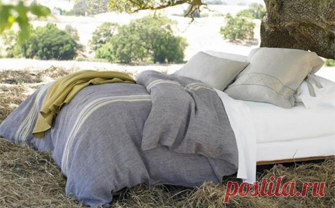 Льняная ткань в интерьере: достоинства, только достоинства — Мой дом