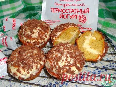 Йогуртовые кексы "Улыбка" Кулинарный рецепт