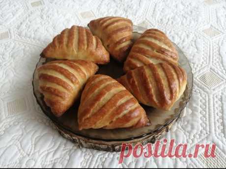Как сделать красивые пирожки с мясом из творожного бездрожжевого теста