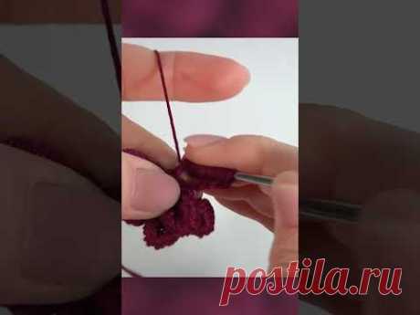 Нежный Цветок/Полное видео в комменте ниже #shorts #elenarugalstudio #crochet