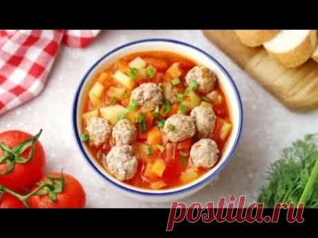 Суп с фрикадельками! Очень вкусно! Приятного аппетита!