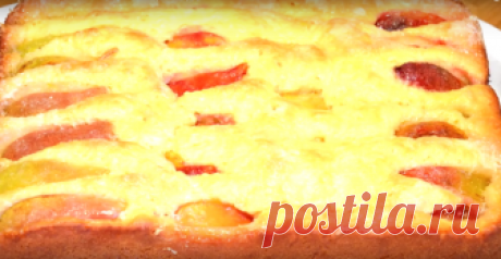 Безумно вкусный и простой пирог с фруктами