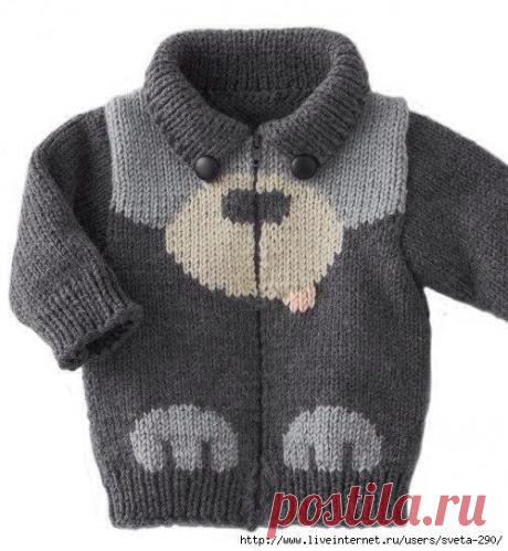 Узор для детского жакета.