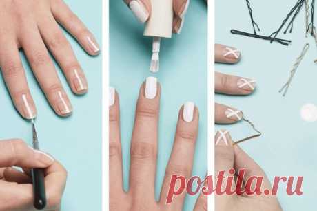 Полоски и линии - минимализм в тренде! Смотрите, как создать 3 варианта простого маникюра в минималистичном стиле в нашем уроке #HMMagazine
