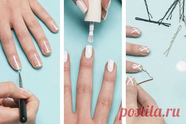 Полоски и линии - минимализм в тренде! Смотрите, как создать 3 варианта простого маникюра в минималистичном стиле в нашем уроке #HMMagazine