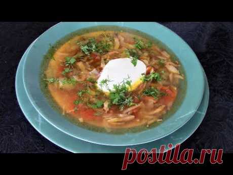 Ну, очень вкусные щи грибные по-северному! Щи варю с грибами только так!