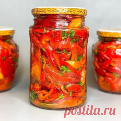 Болгарский перец по-Корейски на зиму