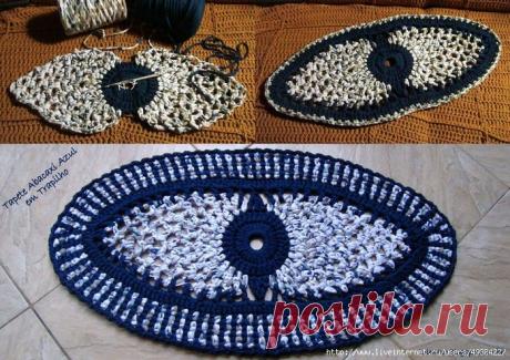 Овальные деревенские коврики по-бразильски