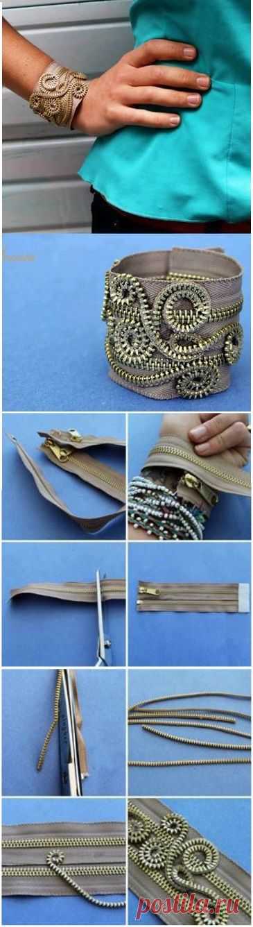 DIY-Браслет из молний.jpg (365×1336)