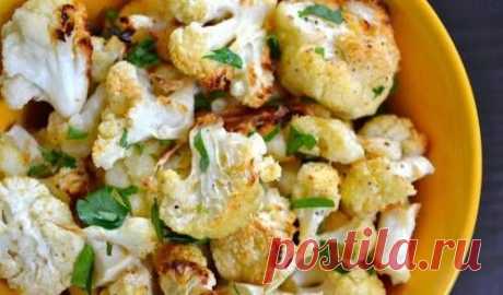 Цветная капуста в духовке, пошаговый кулинарный рецепт с фото