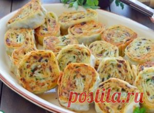 Быстрый пирог из лаваша | Любимые блюда