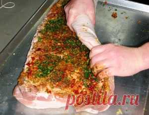 Мясной рулет в духовке