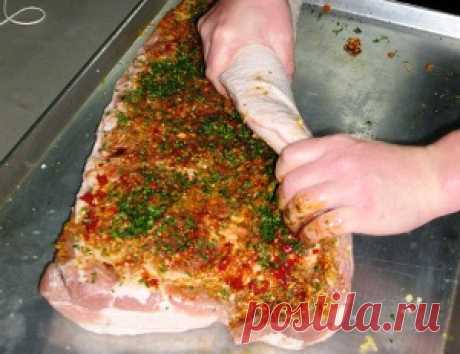 Мясной рулет в духовке