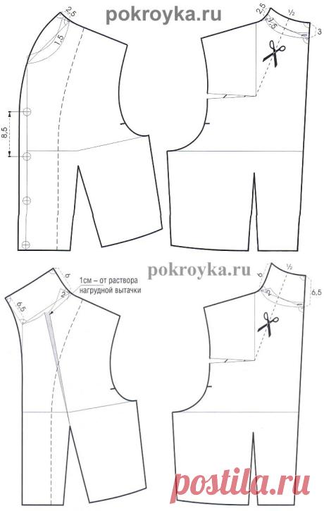 Моделирование воротников-стоек | pokroyka.ru-уроки кроя и шитья