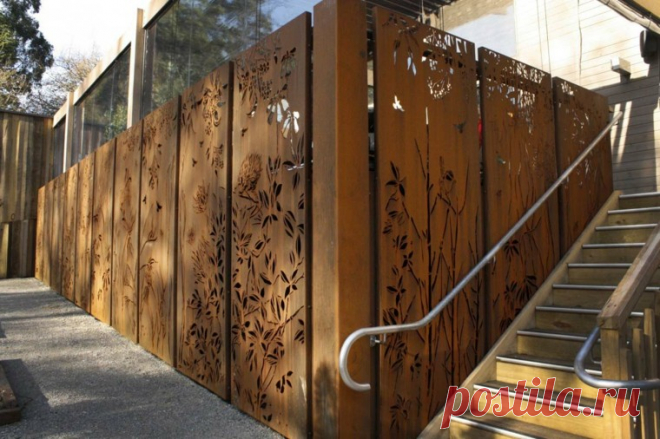 Vallas de madera y vallas metálicas para el jardín -