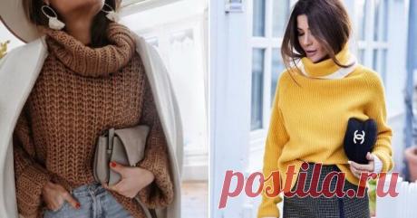 Самая уютная вещь этой осени: 12 модных свитеров С приходом первых холодов модницы достают из шкафов уютные свитера, ведь они прекрасно греют в промозглую осеннюю пору. Конечно, женщины каждый сезон стараются порадовать себя стильной обновкой и следуют трендам, которые задали дизайнеры.