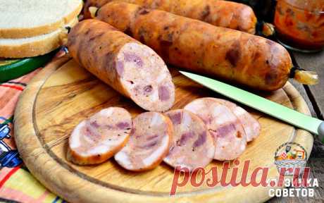 КОЛБАСА ДОМАШНЯЯ КУРИНАЯ БЫСТРОГО ПРИГОТОВЛЕНИЯ - ОБАЛДЕННЫЙ ВКУС!