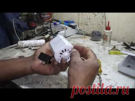 Como desarmar y reparar motor de maquina de coser