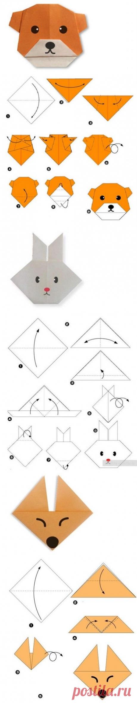 Оригами с малышами - Поделки с детьми | Деткиподелки