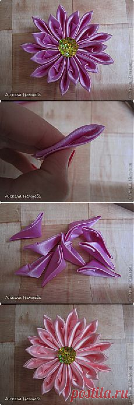 Лепесток канзаши. | Flowers