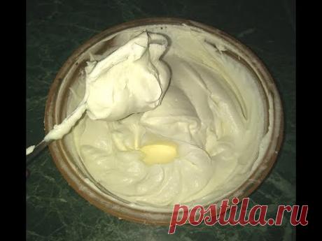 Крем из Сгущенки и Сливок! Как сделать Крем для торта из Сливок и Сгущёнки!