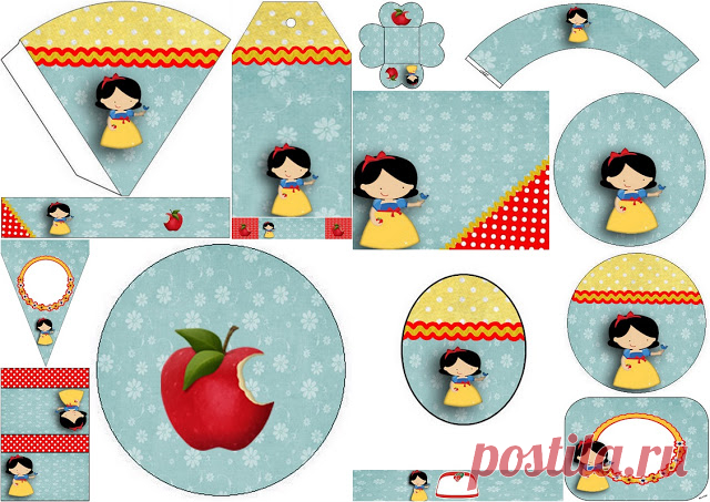 Blancanieves Nena: Kit para Imprimir Gratis. | Oh My Bebé!