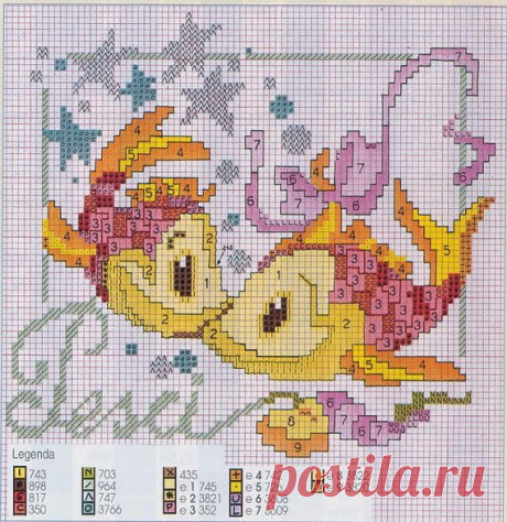 Схемки рыбок / Схемы вышивки крестиком / PassionForum - мастер-классы по рукоделию