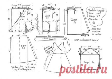 2906. КРАСИВОЕ ПЛАТЬЕ на ЗАПАХ. ВЫКРОЙКА.
РАЗМЕРЫ от 36 по 56. ШЬЁМ С РУКАВОМ или БЕЗ РУКАВА.
Португалия.