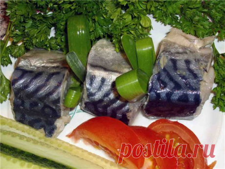 Скумбрия слабосоленая - кулинарный рецепт