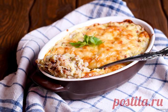 Кабачковая запеканка с гречей